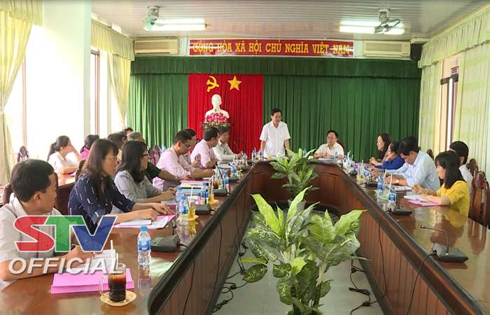  Đoàn giám sát Ban Văn hóa - Xã hội HĐND tỉnh Sóc Trăng làm việc với UBND huyện Thạnh Trị