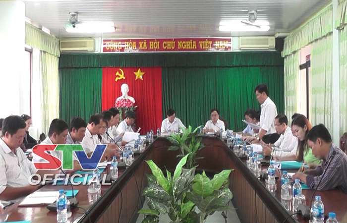 Đoàn giám sát HĐND tỉnh Sóc Trăng làm việc tại huyện Thạnh Trị
