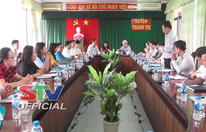 Đoàn khảo sát Ủy ban Văn hóa, Giáo dục của Quốc hội làm việc tại huyện Thạnh Trị