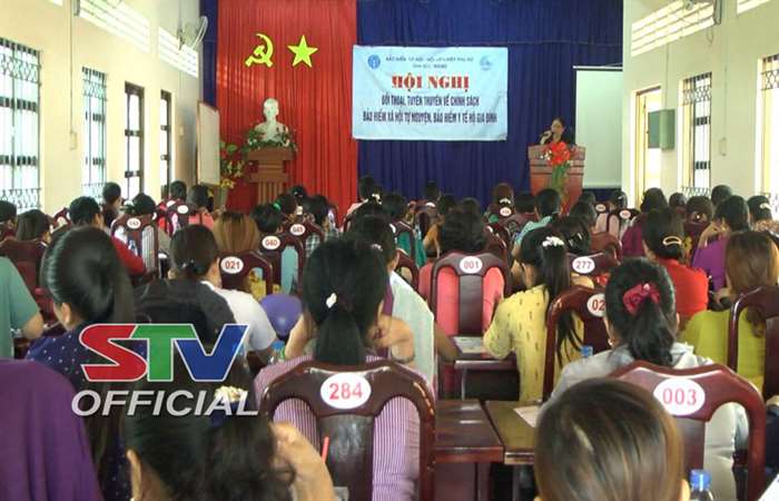 Đối thoại chính sách BHXH với hội viên phụ nữ Kế Sách