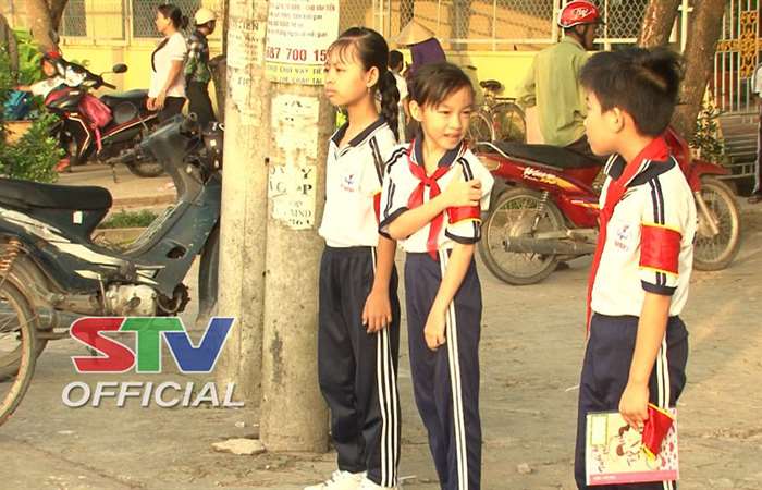 Đội Tuần tra giao thông – Mô hình hay của trường Tiểu học An Ninh D
