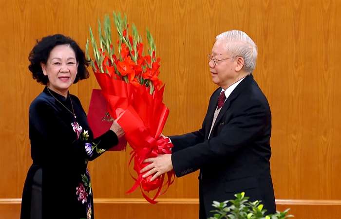 Bộ Chính trị phân công đồng chí Trương Thị Mai giữ chức Thường trực Ban Bí thư, Khóa XIII