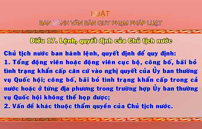 Giới thiệu Pháp luật Việt Nam 14-08-2017