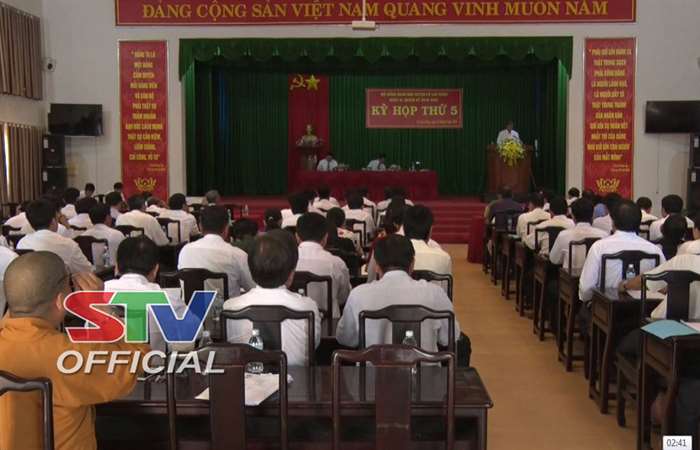 HĐND huyện Cù Lao Dung tổ chức kỳ họp thứ 5