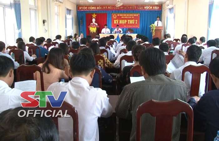 HĐND huyện Trần Đề tiến hành kỳ họp 6 tháng đầu năm.