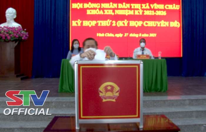 HĐND thị xã Vĩnh Châu giới thiệu nhân sự bầu bổ sung Chủ tịch UBND thị xã