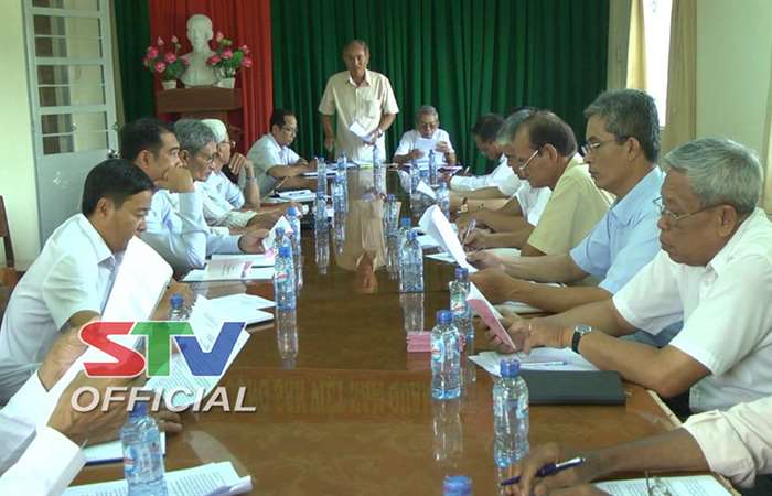 Hội Cựu chiến binh huyện Kế Sách sơ kết quý I/2018.