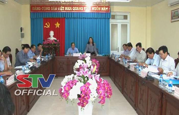 Đoàn công tác Tỉnh ủy kiểm tra thực hiện Nghị quyết số 25 của Ban Chấp hành Trung ương Đảng tại huyện Trần Đề