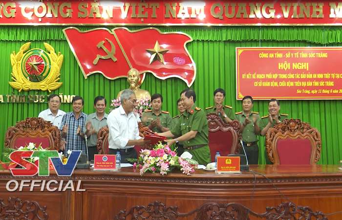 Hội nghị ký kết kế hoạch phối hợp trong bảo đảm an ninh trật tự tại cơ sở khám, chữa bệnh
