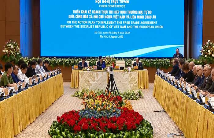 Hội nghị trực tuyến về triển khai Hiệp định Thương mại tự do Việt Nam-EU