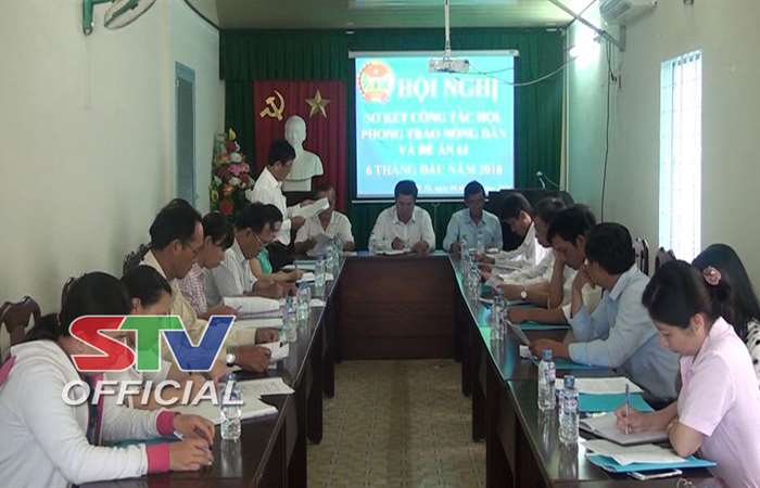 Hội Nông dân Mỹ Tú sơ kết công tác 6 tháng đầu năm