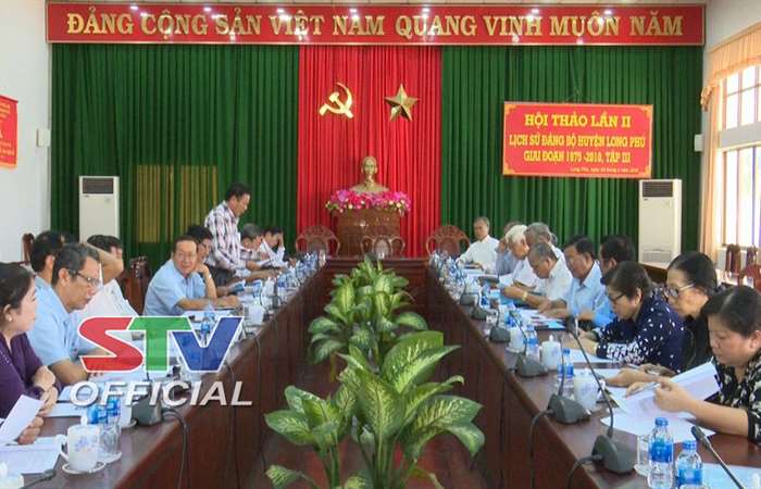 Hội thảo Lịch sử Đảng bộ huyện Long Phú tập III, giai đoạn 1975 – 2010