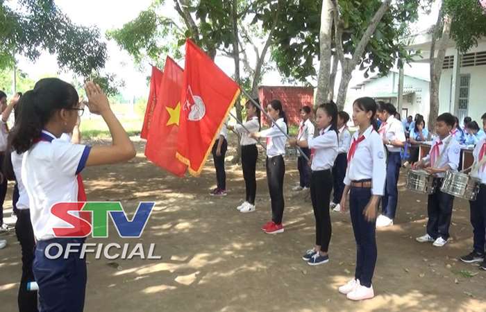 Hội thi Chỉ huy Đội giỏi huyện Mỹ Tú, năm học 2017-2018.