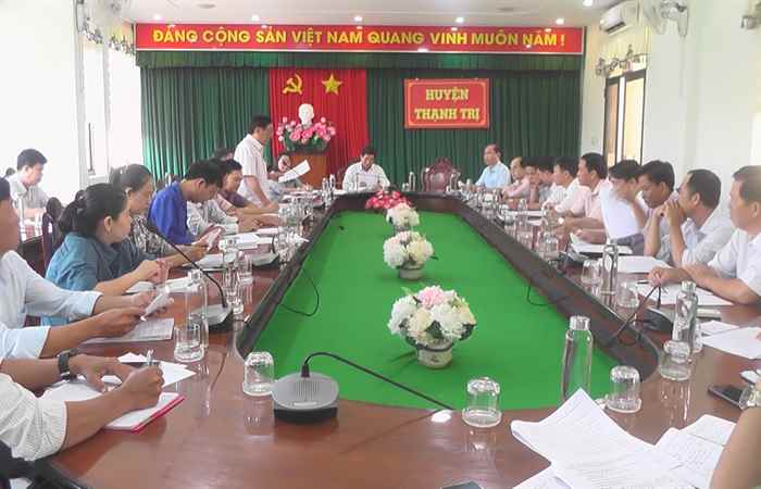 Huyện Thạnh Trị họp Ban Chỉ đạo thi Tốt nghiệp THPT năm 2023