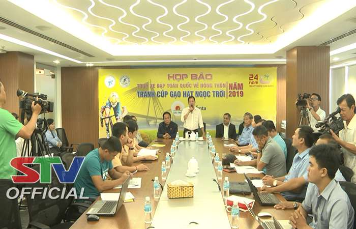 Họp Báo Tour đua xe đạp về nông thôn tranh cup Gạo hạt ngọc trời lần thứ 24-2019