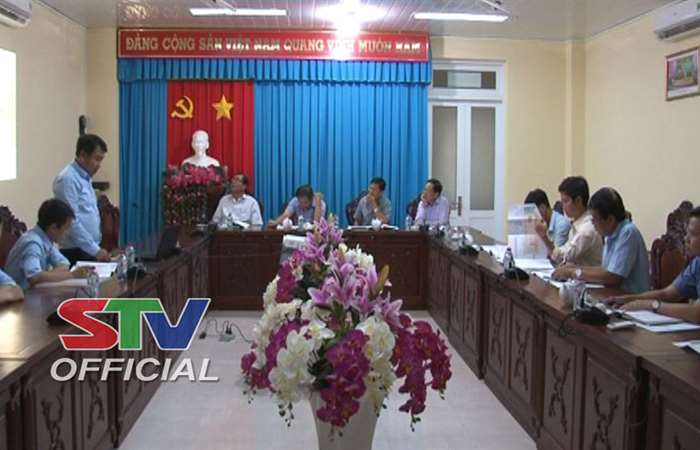 Họp cho ý kiến về điều chỉnh quy hoạch khu thương mại kinh tế biển Trần Đề.