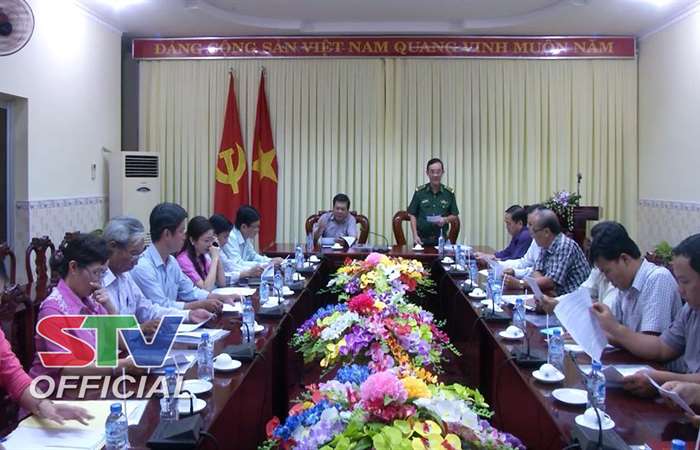 Họp Tổ đại biểu HĐND tỉnh khóa IX đơn vị huyện Trần Đề