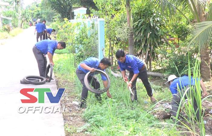 Huyện Đoàn Long Phú ra quân chiến dịch Thanh niên tình nguyện hè