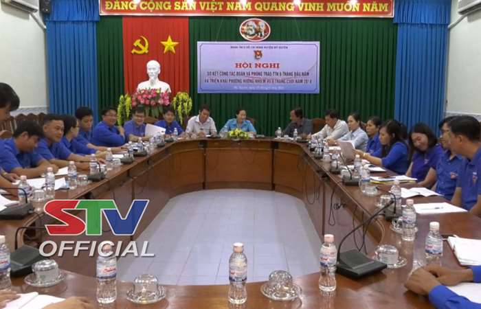 Huyện Đoàn Mỹ Xuyên sơ kết 6 tháng đầu năm