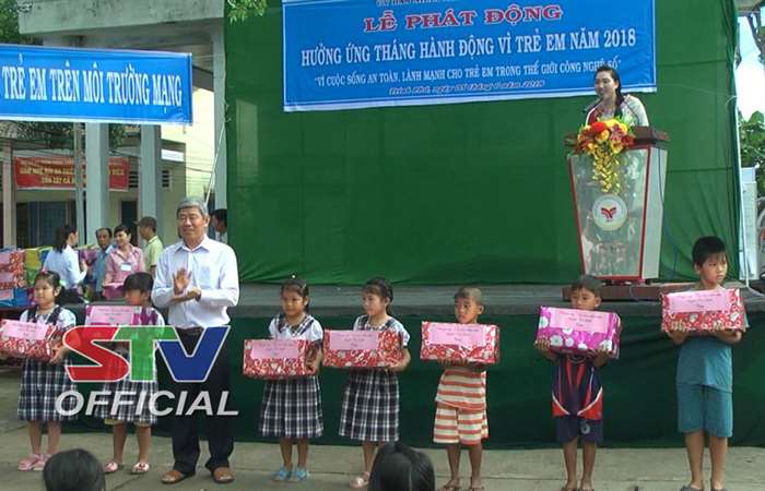Huyện Kế Sách phát động Tháng Hành động vì trẻ em năm 2018