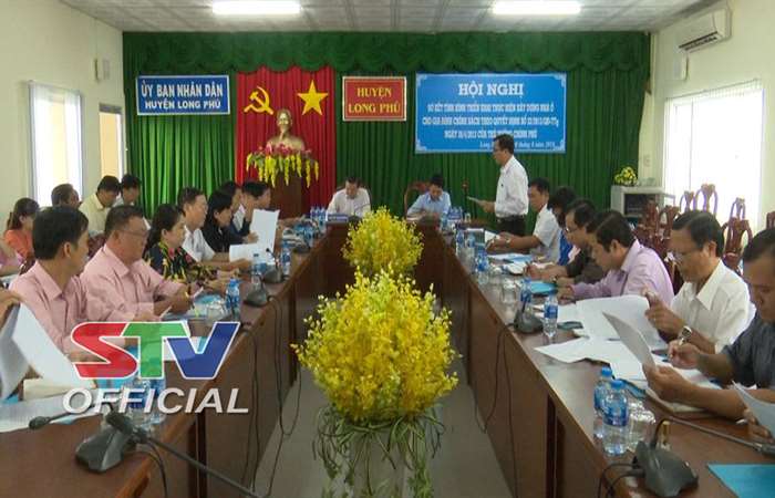 Huyện Long Phú thực hiện Quyết định 22 của Thủ tướng Chính phủ