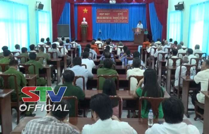 Huyện Mỹ Tú tổ chức họp mặt mừng Tết Chôl Chnăm Thmây