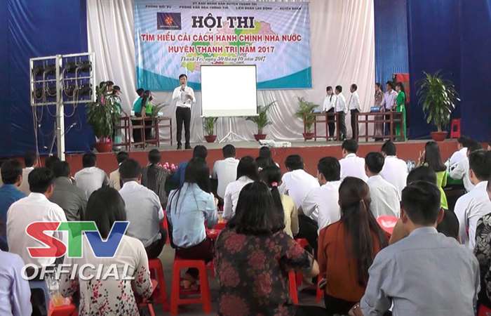 Huyện Thạnh Trị tổ chức hội thi tìm hiểu Cải cách hành chính Nhà nước năm 2017