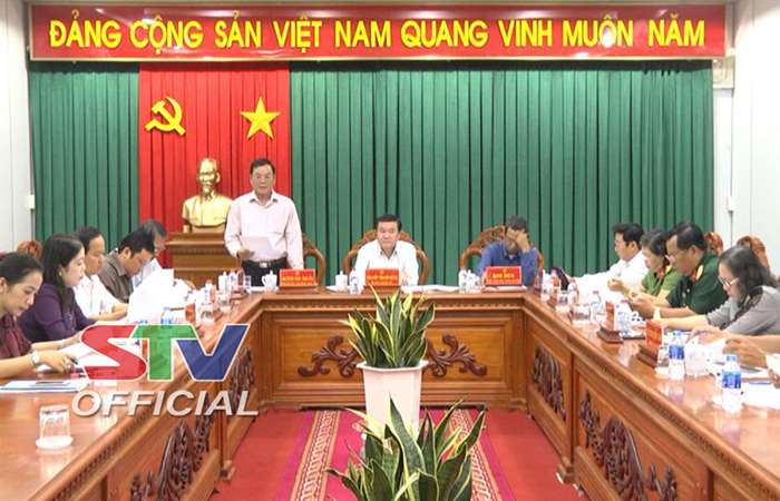 Huyện ủy Long Phú sơ kết tình hình kinh tế-xã hội tháng 4