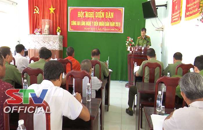 Kế Sách: Diễn đàn "Công an lắng nghe ý kiến Nhân dân"