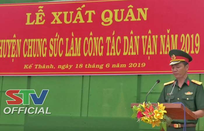 Kế Sách: Xuất quân làm công tác Dân vận 2019