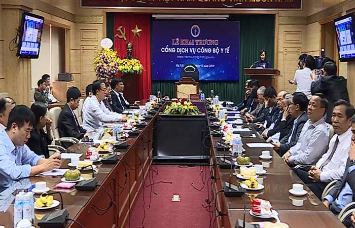 Khai trương Cổng dịch vụ công Bộ Y tế