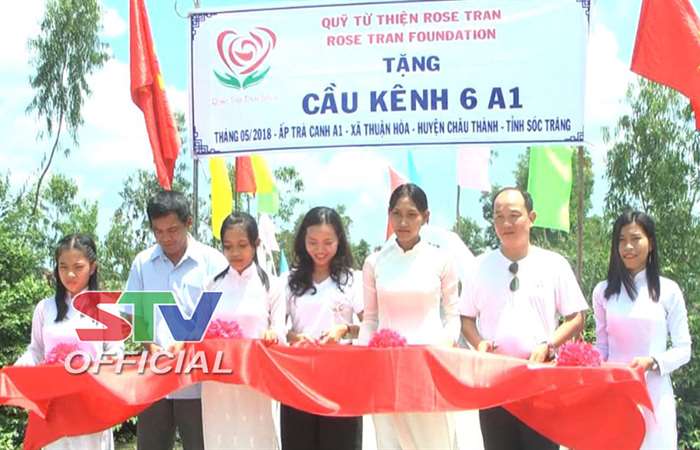 Khánh thành cầu kênh nông thôn ở ấp Trà Canh A1