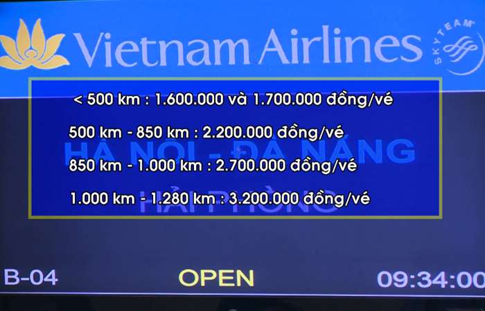 Khung vé máy bay mới
