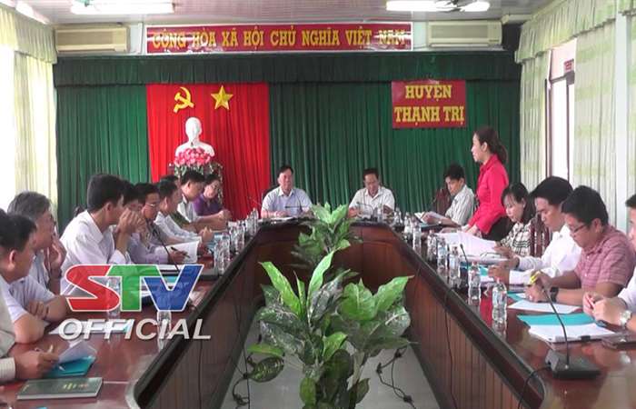 Kiểm tra cải cách hành chính tại huyện Thạnh Trị.