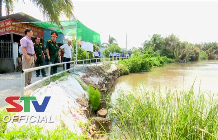 Kiểm tra công tác Phòng, chống thiên tai và Tìm kiếm cứu nạn năm 2023 tại huyện Long Phú và Kế Sách