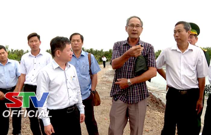 Kiểm tra công tác Phòng, chống thiên tai và Tìm kiếm cứu nạn tại huyện Cù Lao Dung, Kế Sách