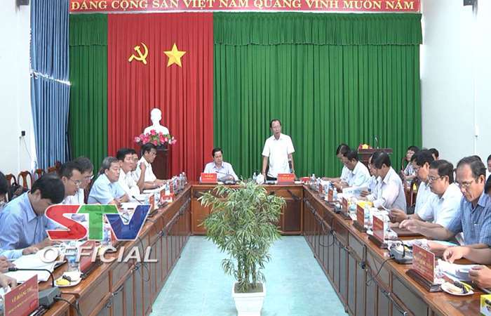 Kiểm tra kết quả thực hiện Nghị quyết số 25 của Ban Chấp hành Trung ương khóa XI tại huyện Cù Lao Dung