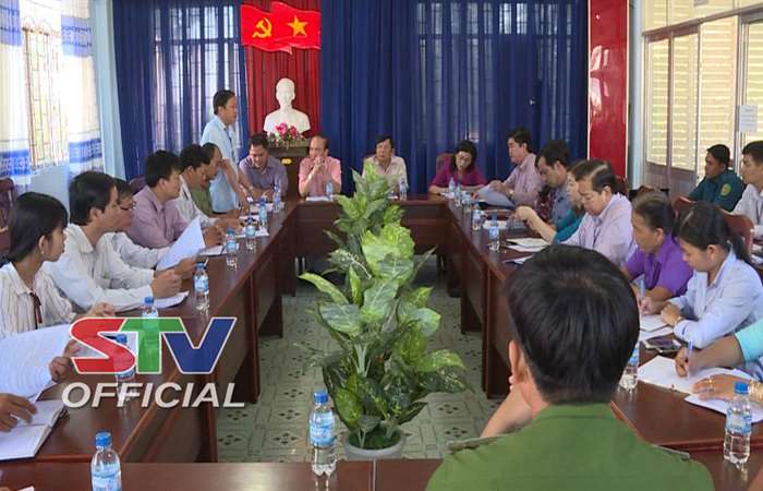 Kiểm tra tiến độ xây dựng nông thôn mới ở xã An Hiệp