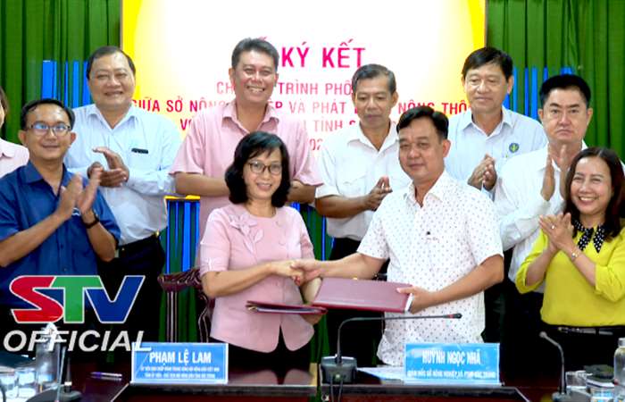 Ký kết Chương trình phối hợp giữa Sở NN&PTNN và Hội Nông dân tỉnh Sóc Trăng