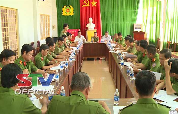 Lãnh đạo Công an tỉnh Sóc Trăng kiểm tra công tác Công an thị xã Vĩnh Châu