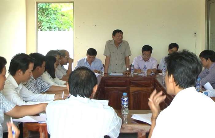 Lãnh đạo Sở NN&PTNT Sóc Trăng làm việc tại Vĩnh Châu