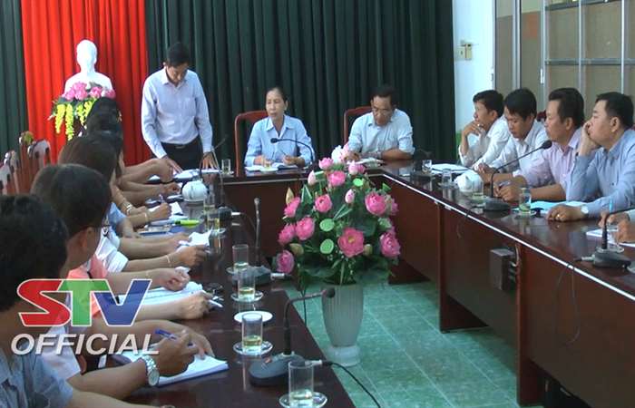 Lãnh đạo thị xã Vĩnh Châu kiểm tra công tác xây dựng trường đạt chuẩn