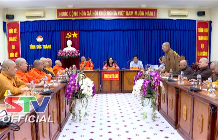 Lãnh đạo Tỉnh ủy họp mặt Đoàn Đại biểu Phật giáo tỉnh Sóc Trăng