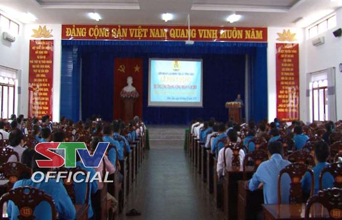 LĐLĐ thị xã Vĩnh Châu phát động Tháng Công nhân