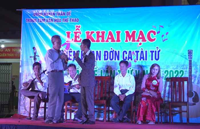Liên hoan đờn ca tài tử huyện Trần Đề lần thứ V năm 2022