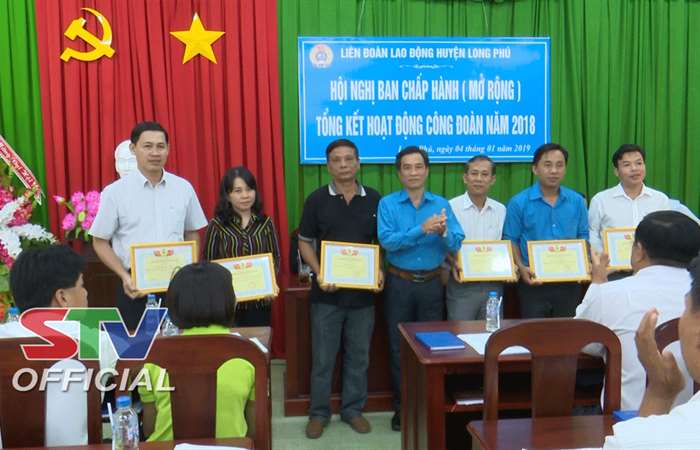 Năm 2018, Long Phú có 94 công đoàn viên được biểu dương  