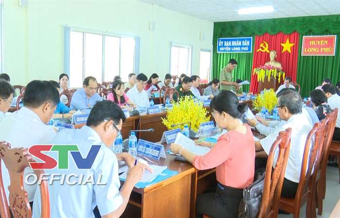 Long Phú triển khai công tác phòng, chống tội phạm.