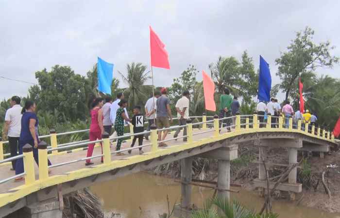  Cù Lao Dung lan tỏa cách làm hay về vận động xây cầu.