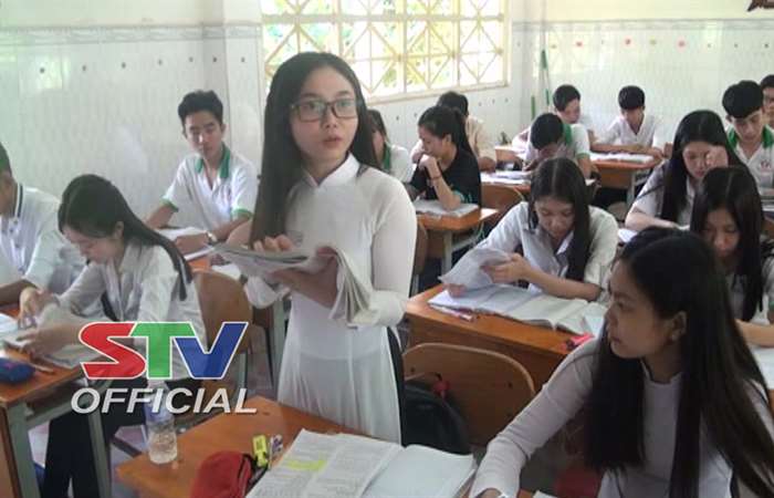 Mỹ Tú chuẩn bị tốt cho kỳ thi THPT Quốc gia 2018