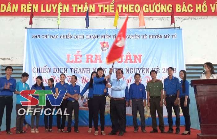 Mỹ Tú ra quân chiến dịch Thanh niên tình nguyện hè